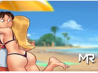 SummertimeSaga - Playing Bottle On The Beach # 81