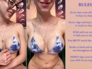 RISKY Chastity Challenge Edging JOI Game  By Gentle FemDom Goddess Nikki Kit