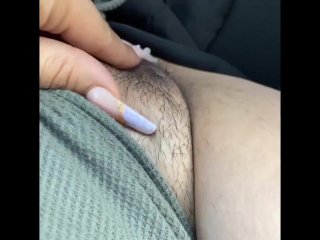 Touching my pussy in public