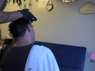 Getting Hair Dyed by a Porn Star