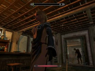 skyrim staring at sexy girls