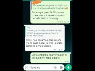 la novia de mi amigo me escribe para contarme sus problemas y le saca la vuelta- sexo discreto