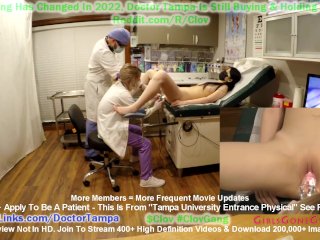 Alexandria Wu Gets Humiliating Gyno Exam Required 4 New Students Doctor Tampa & Nurse Stacy Shepard