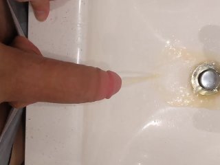 Piss in sink