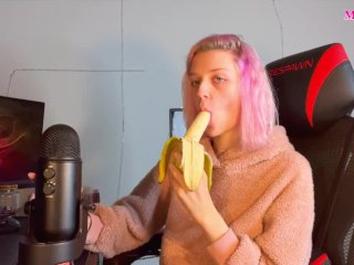 Banana Sucking ASMR