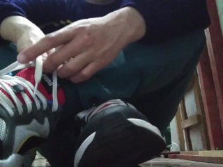 RELAXING MY TIRED FEET AFTER WORK