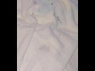 Real Virgin Small Dick Cums On Towel 