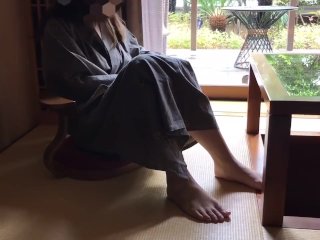 旦那にママ友と旅行と偽り清楚系人妻が旅館で一日中発情メス犬化/個人撮影/寝取られ/素人/不倫/japanese kimono girl opens her  pussy to wet❤️