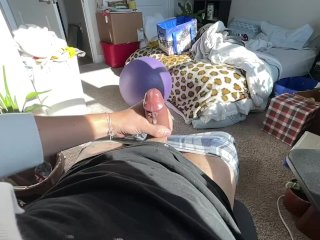 Slow motion cum shot