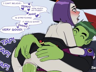 Teen Titans Emotional Sickness pt. 6 - Full swap Orgy at the Tower HQ