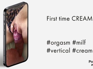 MILF fucked and creampied for the first time // Vertical. Mobile. My story