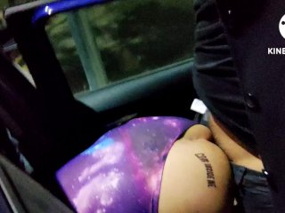 Tattooed slutty ass sissy getting fucked bareback in a public park at night