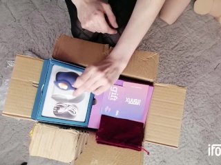 Sarah Sue Unboxing Big Box of Sex Toys #3 from IFONNX
