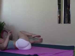 Yoga wheel and evening stretch. Join my website 4 more workouts, telegram pvt chat See c profile