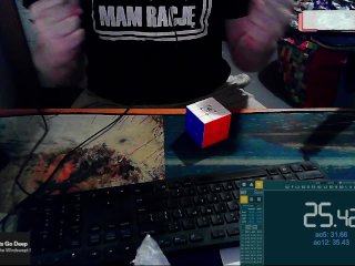 3x3 Rubik's Cube  25s PB