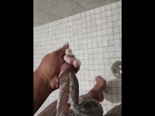 Having sum fun in the shower 