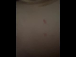 Hubby can’t cum, so I make him squirm instead