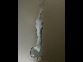 射精した精子が神秘的だった