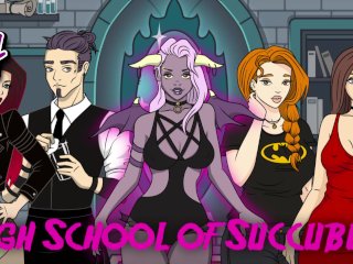 High School Of Succubus #4  [PC Commentary + Halloween Special]