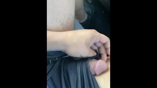 Jerking Off In My Uber Pornhub Gay