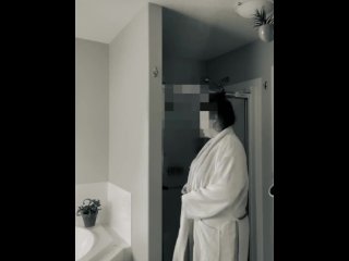 Chubby wife (wet and out of the shower) 