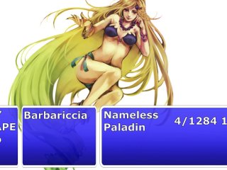 Face Barbariccia in the retro adventure to the old Final Fantasy 4 Hentai JOI (Gentle Femdom Edging)