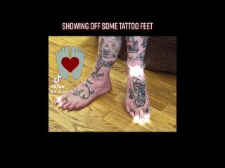 Tattooed feet