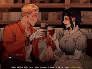 Jogo adulto Naruto Shinobi e Hinata Sexo anal