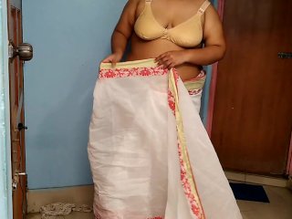 Get hot after seeing neighbor aunty wearing saree - uhh ahh fuck me