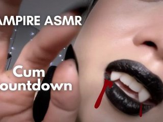 Sexy Vampire Feeds on You -ASMR Cum Countdown- Kimmy Kalani