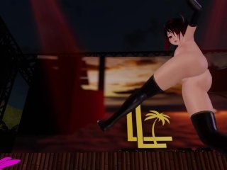 Hot Succubus dancing to party music