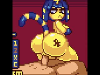 Hentai Pixel Art reverse Cow girl fuck.