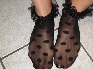 Calzini a pois neri da Shein
