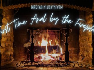 First Time Anal by the Fireplace  Romantic Boyfriend ASMR Role Play  Christmas