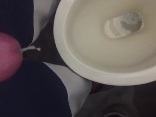 Kinky Dominant Black Alpha Desi Bad Boy Bully Masterbates Before Orgasmic Cum Shot 💢 Into Toilet 🚽