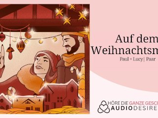 Finger mich auf dem Weihnachtsmarkt
