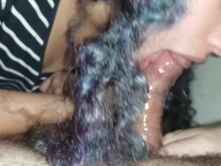 bitch makes the dick want to ejaculate from beginning to end sucking🍆🤤💦😋🥛