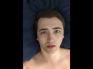 Amateur Twink cumshot POV Snapchat video