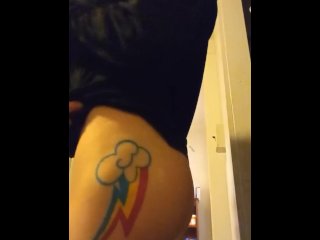(short) Rainbow Dash Slaps her ass