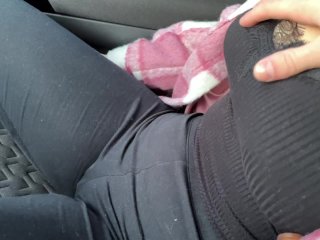 horny girlfriend with big ass gets fucked in the car  german