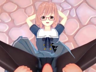 Hentai POV Feet Kyoukai no Kanata Mirai Kuriyama