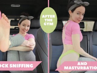 After the Gym - Sock Sniffing and Masturbation