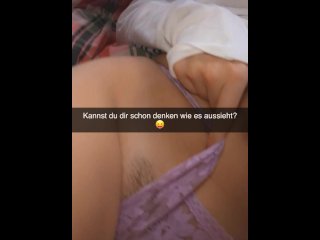18 Year old German Girl cheats with older Guy on Snapchat