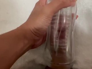 Virgin Tries Fleshlight For First Time (CUMS INSTANTLY)