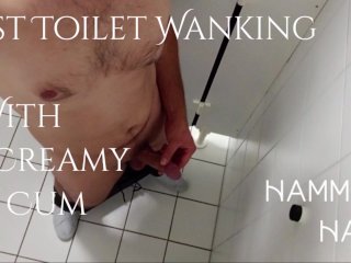 Fast Toilet Wanking With Creamy Cum By Hammer Hart