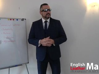 Mind control by financial advisor in suit findom seminar PREVIEW