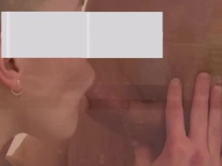 SunsetSardonian - Getting dildo fucked in the shower and repaying him with a blowjob 🥰