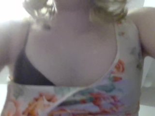 POV blonde trans woman in dress passionately rails you while gently stroking your face