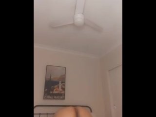 Curvy woman shaking ass