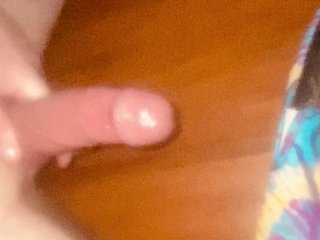 Stroking my big dick